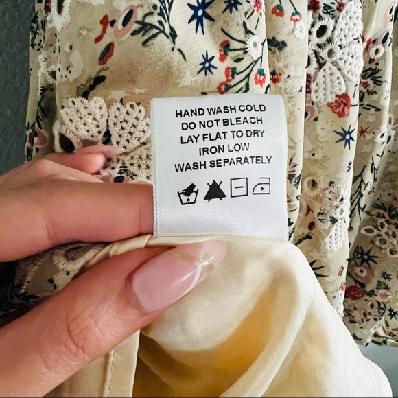 TULAROSA Floral Print Mini Dress - XS - Picture 7 of 8